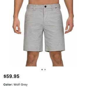 Men’s Hurley gray dress shorts size 36